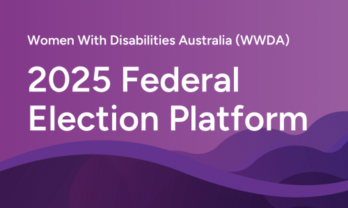 2025 Federal Election Platform purple banner
